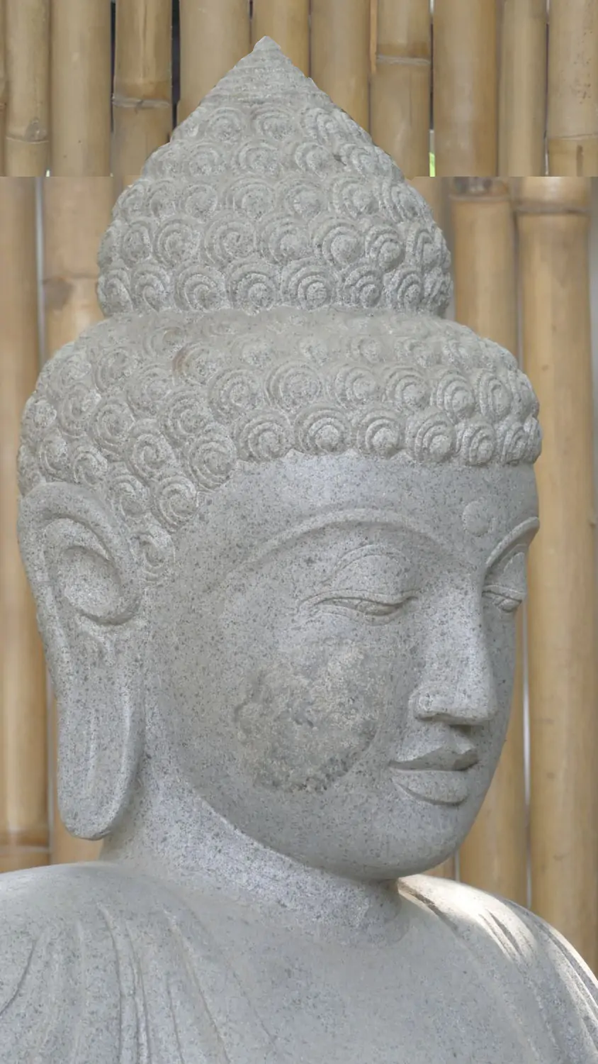  Product image 4 of the product “Standing Buddha with Lotus Flower, ca. 180 cm H ”