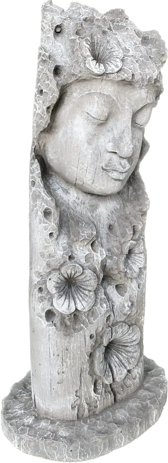  Product image 5 of the product “Jadoo - Buddha Face, Relief tree, 78cm H | cast stone ”
