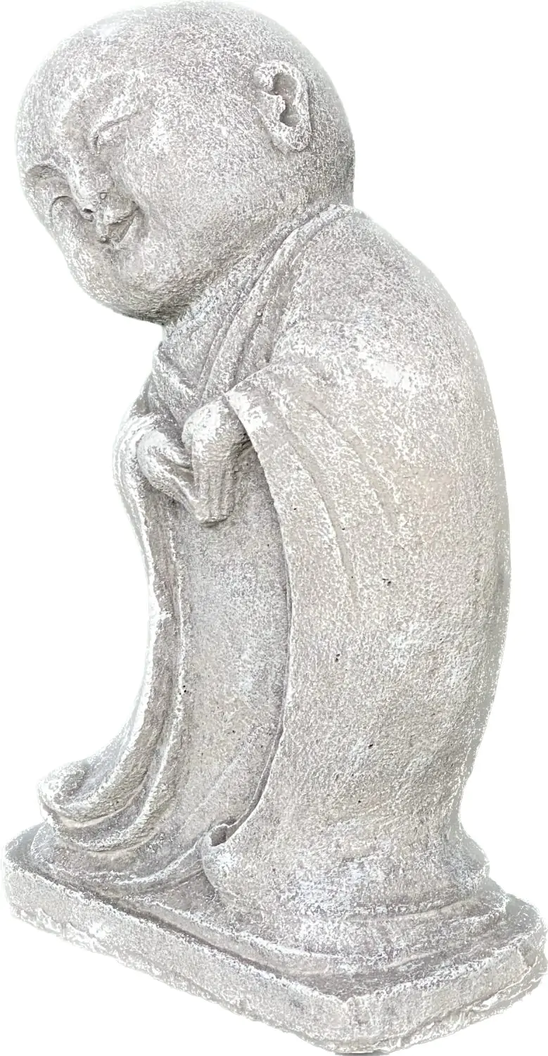  Product image 5 of the product “Ming - Monk, standing, bent sideways 24 cm H | cast stone ”