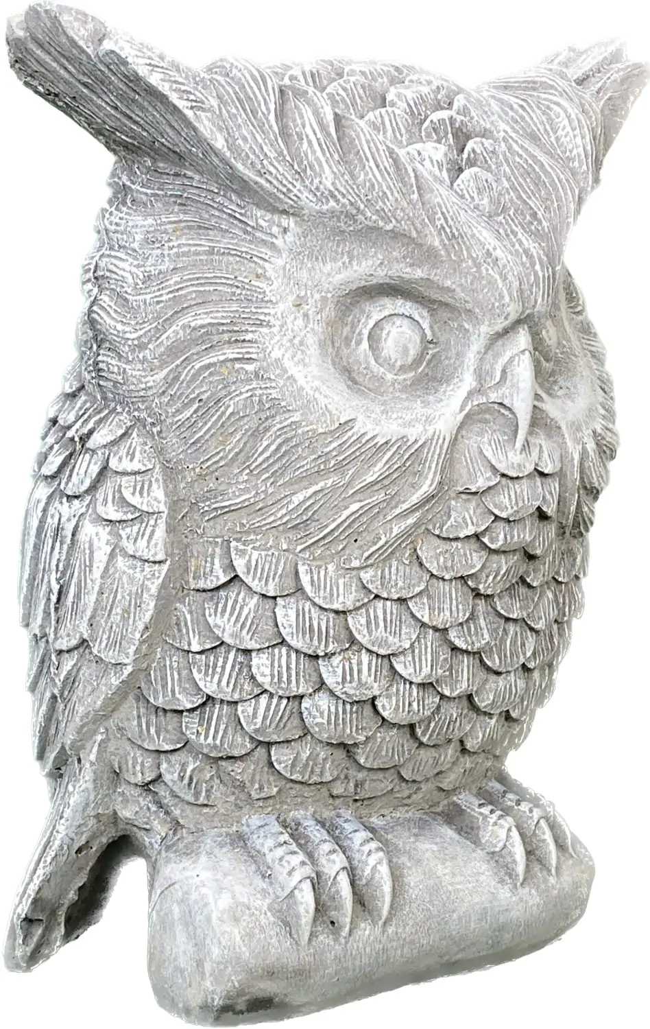  Product image 6 of the product “Esme - Owl, on a pedestal, 26cm H | cast stone ”