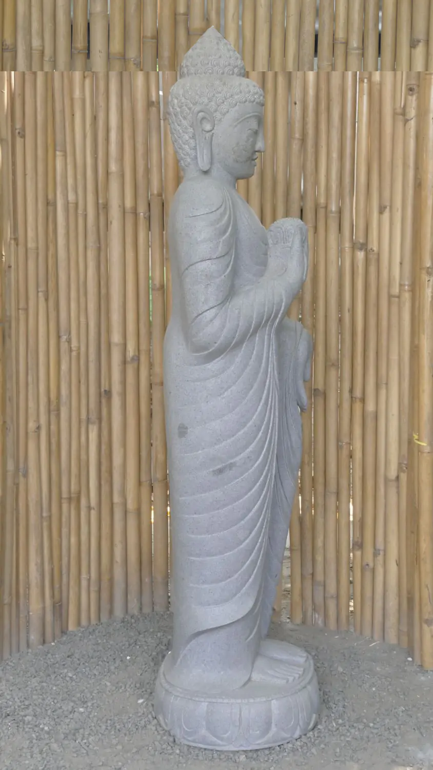 Product image 6 of the product “Standing Buddha with Lotus Flower, ca. 180 cm H ”