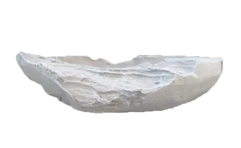  Product image 7 of the product “Stone bowl with wood grain, 30.5 cm Length | cast stone ”
