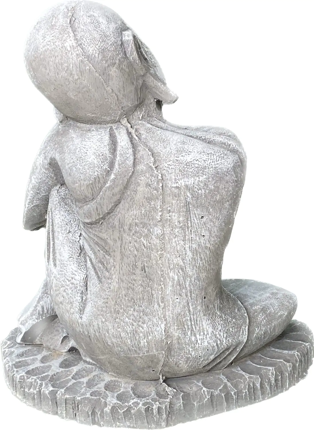  Product image 7 of the product “Amal - Buddha relax - left knee up. 24cm H | cast stone ”