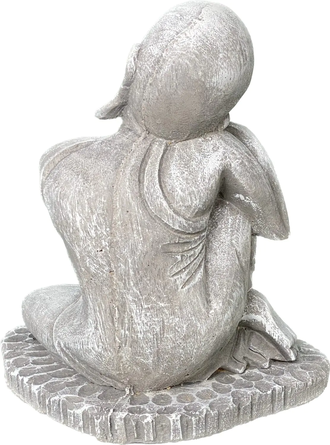  Product image 7 of the product “Amar - Buddha relax - right knee up. 24cm H | cast stone ”