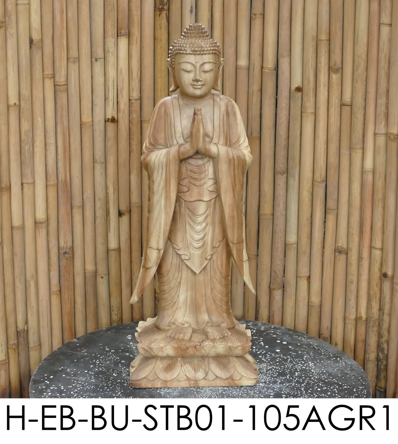  Product image 7 of the product “Jagan - Standing Buddha, 106cm H | cast stone ”