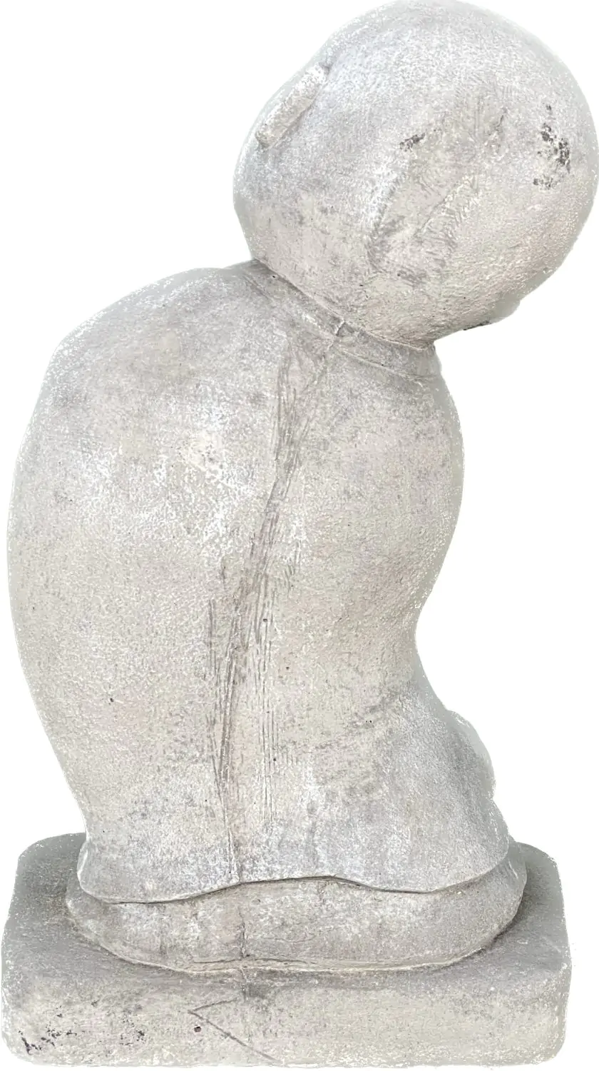  Product image 7 of the product “Ling - Monk, standing, bent sideways, 34 cm H | cast stone ”