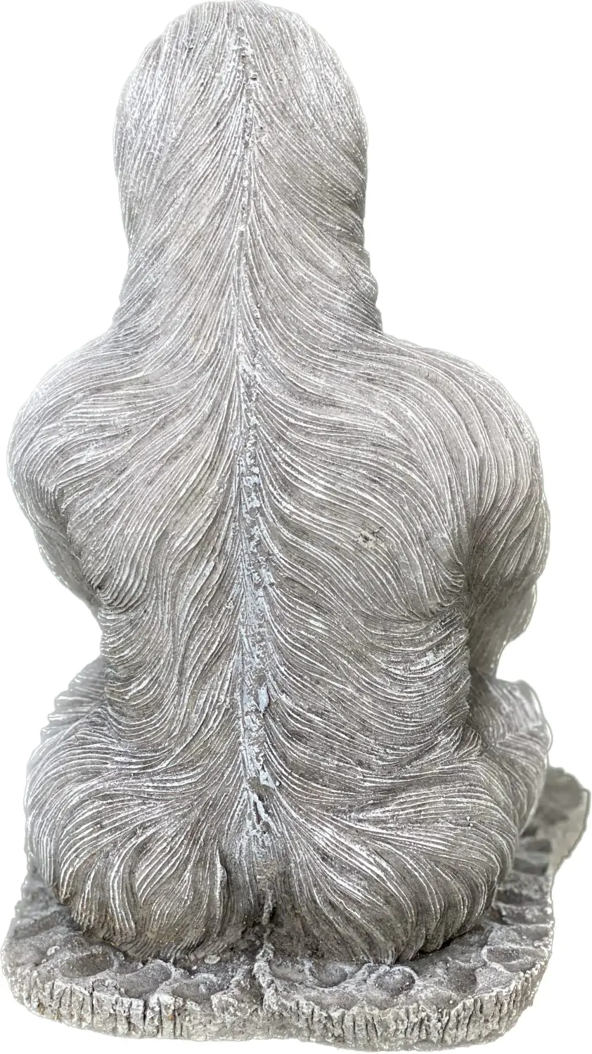  Product image 8 of the product “Barney - Gorilla seated on a base, 43 cm H | cast stone ”