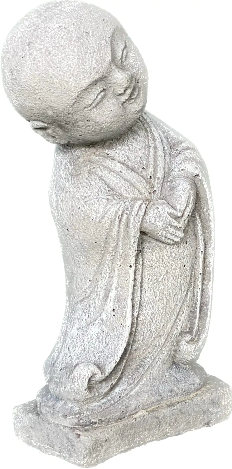  Product image 8 of the product “Jing - Monk, standing, bent sideways 20 cm H | cast stone ”