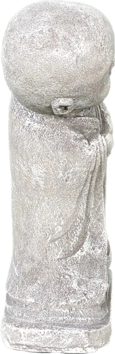  Product image 8 of the product “Ming - Monk, standing, bent sideways 24 cm H | cast stone ”