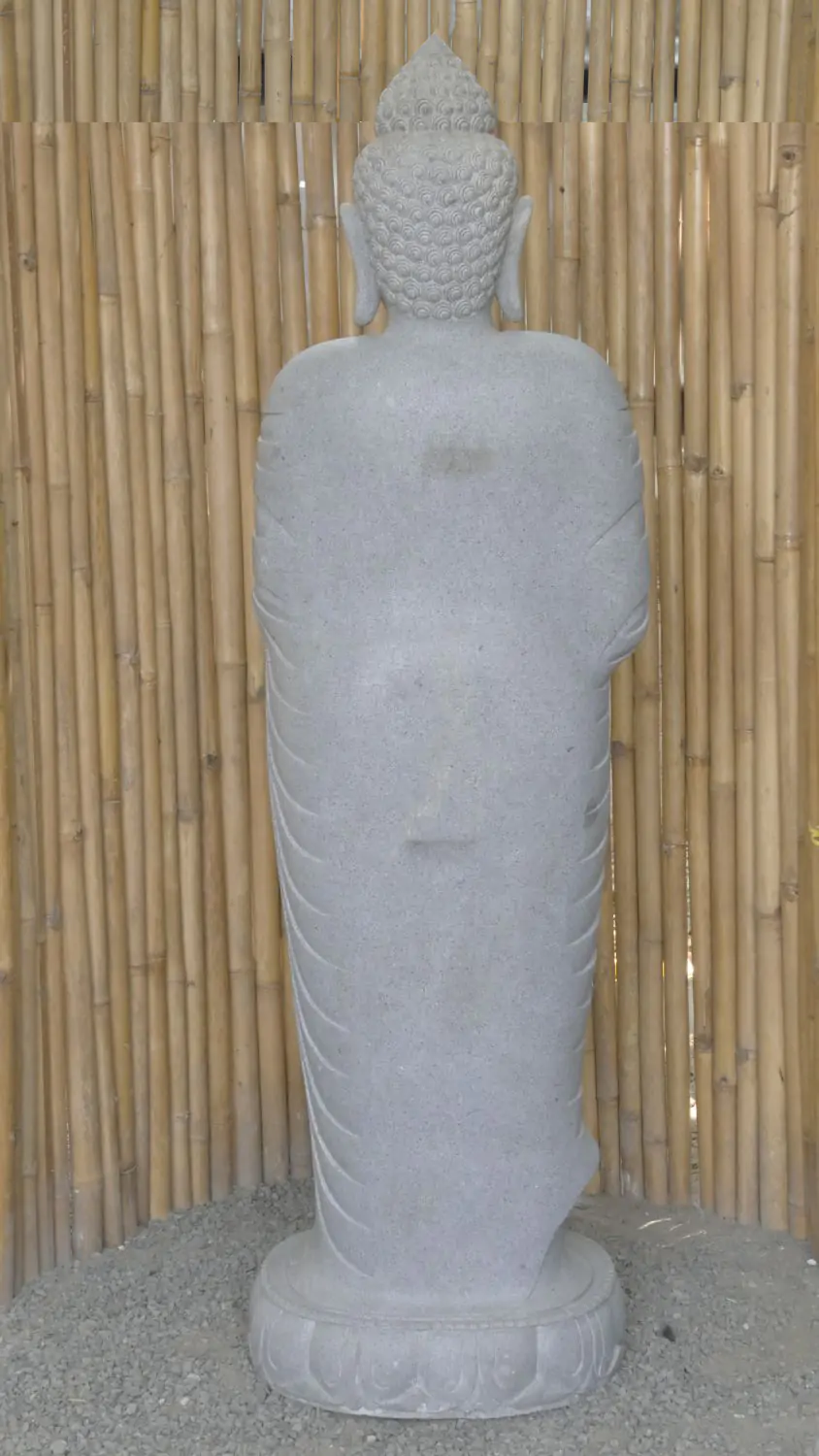  Product image 9 of the product “Standing Buddha with Lotus Flower, ca. 180 cm H ”